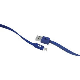 FLAT LGHTNG USB CBL BLU