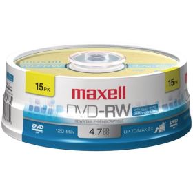 4.7GB DVD-RW 15CT SPINDLE