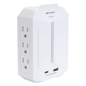 6OUT 2USB WALL CHARGER